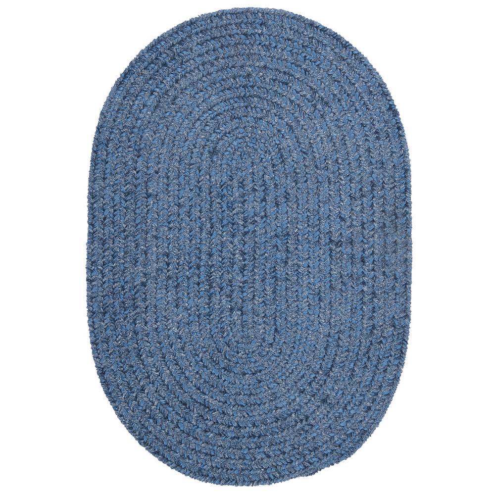 Colonial Mills BF04 Barefoot Chenille Bath Rug Blue 1